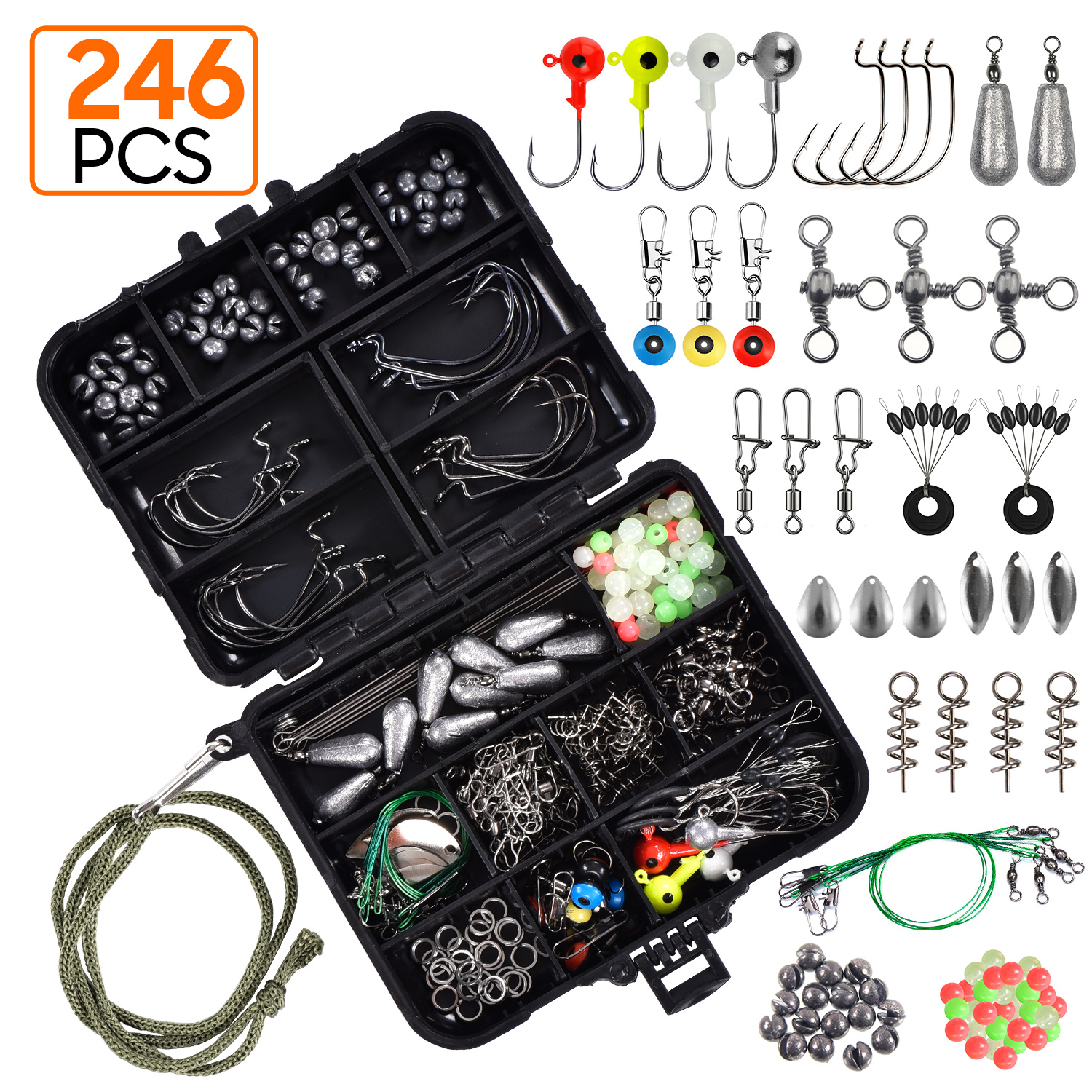Saltwater Fishing Lure bait Set Kit - 246 PCS
